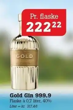 Poetzsch Padborg Gold Gin 999.9 tilbud