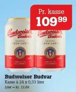 Poetzsch Padborg Budweiser Budvar tilbud