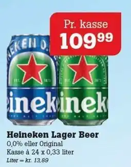 Poetzsch Padborg Heineken Lager Beer tilbud