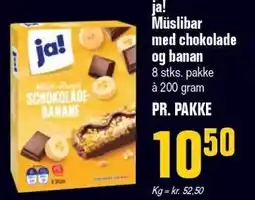 Poetzsch Padborg ja! Müslibar med chokolade og banan tilbud