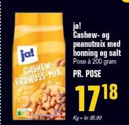 Poetzsch Padborg ja! Cashew- og peanutmix med honning og salt tilbud