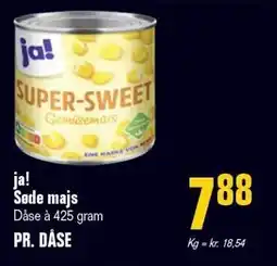 Poetzsch Padborg ja! Søde majs tilbud