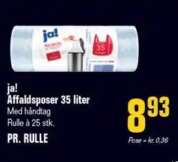 Poetzsch Padborg ja! Affaldsposer 35 liter tilbud