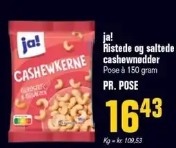 Poetzsch Padborg ja! Ristede og saltede cashewnødder tilbud