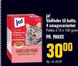 Poetzsch Padborg ja! Vådfoder til katte, 4 smagsvarianter tilbud