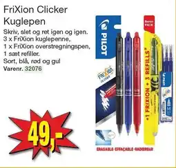 Harald Nyborg FriXion Clicker Kuglepen tilbud