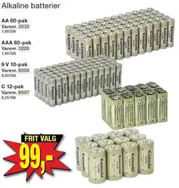 Harald Nyborg Alkaline batterier tilbud