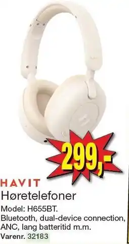 Harald Nyborg Høretelefoner tilbud