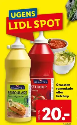 Lidl Graasten remoulade eller ketchup tilbud
