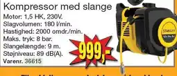 Harald Nyborg Kompressor med slange tilbud