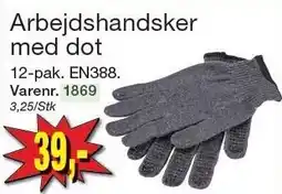 Harald Nyborg Arbejdshandsker med dot tilbud