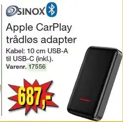 Apple CarPlay trådløs adapter
