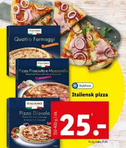 Lidl Italiensk pizza tilbud