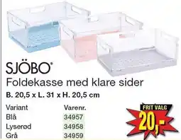 Harald Nyborg Foldekasse med klare sider tilbud