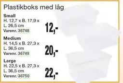 Harald Nyborg Plastikboks med låg tilbud