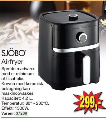 Harald Nyborg SJÖBO Airfryer tilbud