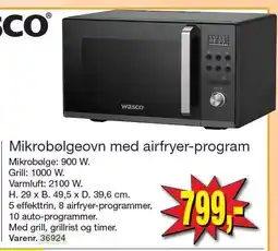 Harald Nyborg Mikrobølgeovn med airfryer-program tilbud
