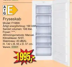 Harald Nyborg Fryseskab tilbud