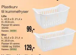 Harald Nyborg Plastkurv til kummefryser tilbud