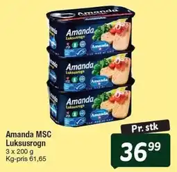 Fakta Tyskland Amanda MSC Luksusrogn tilbud