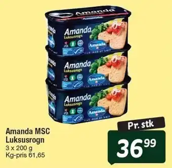 Fakta Tyskland Amanda MSC Luksusrogn tilbud