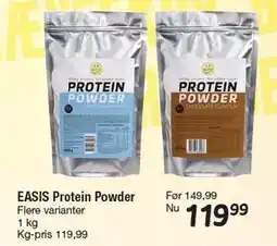 Fakta Tyskland EASIS Protein Powder tilbud
