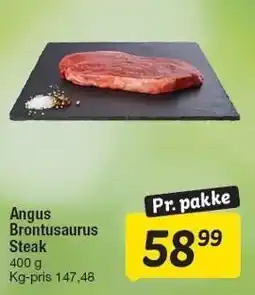 Fakta Tyskland Angus Brontusaurus Steak tilbud