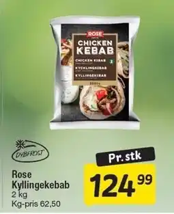 Fakta Tyskland Rose Kyllingekebab tilbud