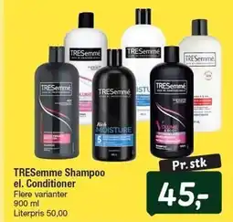 Fakta Tyskland TRESemme Shampoo el. Conditioner tilbud