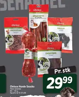 Fakta Tyskland Chrisco Hunde Snacks tilbud