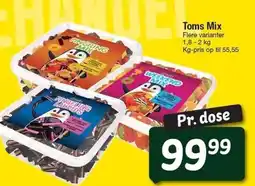 Fakta Tyskland Toms Mix tilbud