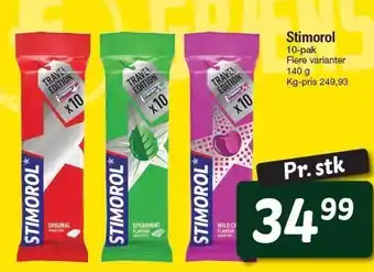 Fakta Tyskland Stimorol tilbud