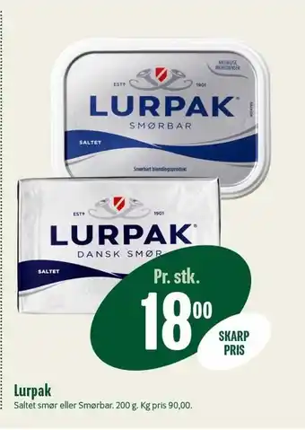 Min Købmand Lurpak tilbud