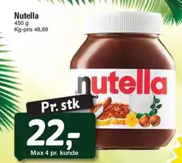 Fakta Tyskland Nutella tilbud