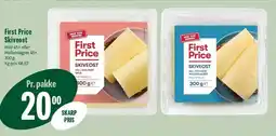 Min Købmand First Price Skiveost tilbud