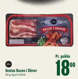 Min Købmand Gestus Bacon i Skiver tilbud