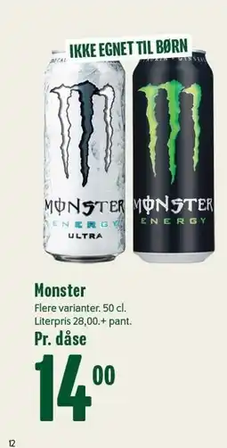 Min Købmand Monster tilbud