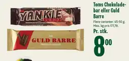 Min Købmand Toms Chokoladebar eller Guld Barre tilbud