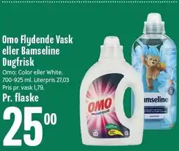 Min Købmand Omo Flydende Vask eller Bamseline Dugfrisk tilbud