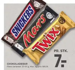 MENY CHOKOLADEBAR tilbud