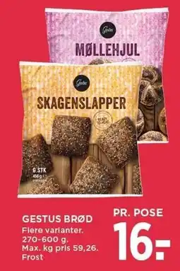 MENY GESTUS BRØD tilbud