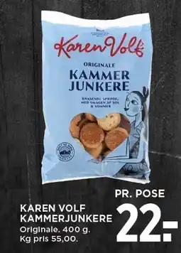 MENY KAREN VOLF KAMMERJUNKERE tilbud