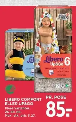 MENY LIBERO COMFORT ELLER UP&GO tilbud