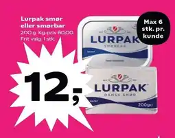 SuperBrugsen Lurpak smør eller smørbar tilbud