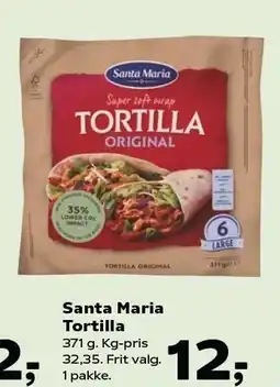 SuperBrugsen Santa Maria Tortilla tilbud