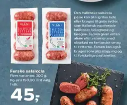 SuperBrugsen Ferske salsiccia tilbud