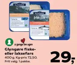 SuperBrugsen Glyngøre fiske- eller laksefars tilbud