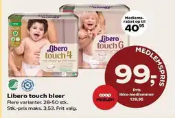 SuperBrugsen Libero Touch bleer tilbud
