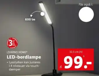 Lidl LED-bordlampe tilbud