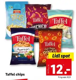 Lidl Taffel chips tilbud
